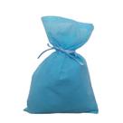 30 Saquinhos Sacolinhas 15x23 Tnt Azul Claro Com Fita Azul Claro