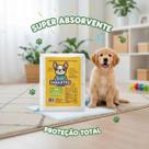 30 Tapetes Higiênicos Com Fitas de Fixação 80x60 Doguitto Pads Pet Alta Absorção