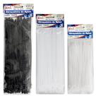 300 Abraçadeiras Fita Lacre Nylon 150mm 200mm e 250mm Cinta Plástica Hellerman
