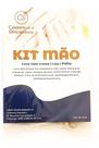 300 kits mão luvas plasticas sem creme, lixa e palito 300 kits mão luvas plasticas sem creme, lixa e palito