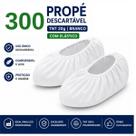 300 Propé Descartável TNT Branco 20g Com Elástico 100% Polipropileno Uso Único
