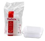 300 Un POTE RETANGULAR COM TAMPA 150ML C/ 15X20 UN