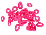 300 unidades Xuxinha de cabelo rosa chiclete para penteados