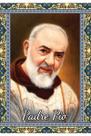 3000 Santinho Santo Padre Pio (oração no verso) - 7x10 cm
