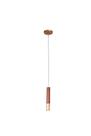 3018 pendente point legno ponta dourada 25cm