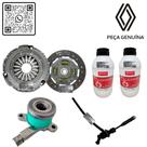 302057590r - kit de embreagem (platô + disco) + atuador da embreagem + atuador do pedal da embreagem + 2 fluidos de freio dot 4 - motor 2.3/2.5/2.8 (e