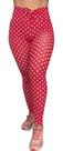 3049legging empina bumbum - vermelha poa m