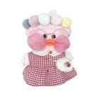 30cm Amarelo Café Patos Pelúcia Brinquedo Macio Kawaii Bonito Lalafanfan Pelúcia Animal Boneca