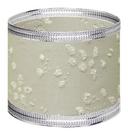 30m Fita Natal Aramada Organza Glitter 4cm Várias Cores