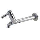 3158 C80 Torneira em Metal Cromado Longa Bica Fixa Para Pias Tanques Áreas Externas