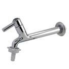3158 C80 Torneira Longa de Parede em Metal Cromado Para Pias e Tanques