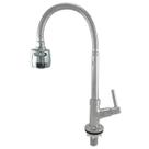 3167 C80 - Torneira Bica Móvel Gourmet Flexível Cromada Mesa Pia Bancada Alta Vazão