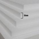 32 placas de isopor 30mm de espessura