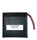 342328 1 Unidade 2 Fios 360mah 3,7v 3,4mm X 23mm X 28mm 3,7v