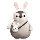 35cm pinguim boneca brinquedos de pelúcia bonecas calmantes dormindo bonecas fofas com caixa de presente