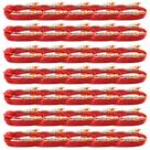 35x Cabo RCA Som Automotivo Prime Plug Metal Banhado a Ouro Vermelho Diâmetro 1m Svart Tech One