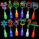 36 piezas de juguetes de luces para dedos YBSOP para fiestas de Navidad para niños