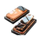360 graus Capa Magnética De Metal Com Vidro Temperado Dupla Face Para iPhone 17 pro Max, 17, 17 Air,