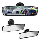 360 graus Espelho Retrovisor Interno Ajustável Com Ventosa Rotativa De Ângulo Largo Para Carros