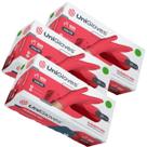 3cxs luvas proced látex c pó premium unigloves red 100un