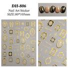 3D Gradiente Linha Francesa Adesivo De Unhas Diy Ferramenta De Adesivo De Decoração De Unhas