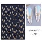 3D Gradiente Linha Francesa Adesivo De Unhas Diy Ferramenta De Adesivo De Decoração De Unhas