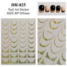 3D Gradiente Linha Francesa Adesivo De Unhas Diy Ferramenta De Adesivo De Decoração De Unhas