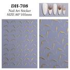 3D Gradiente Linha Francesa Adesivo De Unhas Diy Ferramenta De Adesivo De Decoração De Unhas