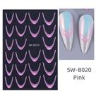 3D Gradiente Linha Francesa Adesivo De Unhas Diy Ferramenta De Adesivo De Decoração De Unhas