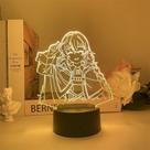 3D Night Light Mushokus Tenseis Desempregado Reencarnações Roxys