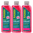 3L Aditivo Fluido Do Radiador Radiex Rosa Pronto Uso Biocoolant Orgânico OAT