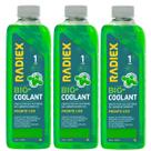 3L Aditivo Fluido Do Radiador Radiex Verde Pronto Uso Biocoolant Orgânico OAT