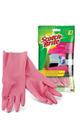 3m luva scotch brite p/cozinha rosa g c/1und 3m luva scotch brite p/cozinha rosa g c/1und