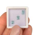 3ø Água Marinha Baguete Retangular 1,07ct