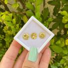 3ø Berilo Amarelo Brilhante ø9mm 6,89ct 3ø Berilo Amarelo Brilhante ø9mm 6,89ct
