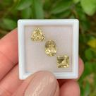 3ø Berilo Amarelo SET 3,04ct
