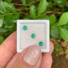 3ø Esmeralda Brilhante ø4mm 0,68ct
