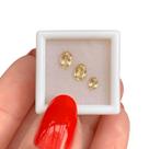 3ø Topázio Imperial Amarelo Oval 1,25ct