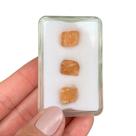 3ø Topázio Imperial Bruto Coleção 19,19ct / 3,83gr