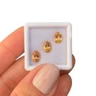 3ø Topázio Imperial Laranja Oval 3,30ct