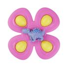 3pc bebê spinning tops brinquedo dinossauro ventosa plataforma giratória alívio do estresse moinho de vento