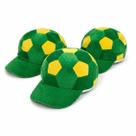 3UN Boné Brasil Pelúcia Copa 2026 Verde Amarelo Torcedor