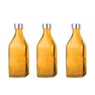 3un GARRAFA DE VIDRO C/ TAMPA SCOTCH ÁGUA SUCO LARANJA