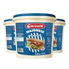 3Un Maionese Calcutá Balde 2,8Kg Para Restaurante Lanches Petiscos Pastéis Batata Frita