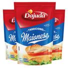 3Un Maionese DAjuda 200G Para Hamburguer Hot Dog Lanches Petiscos Pastéis Batata Frita