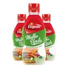 3Un Maionese Verde Salsa DAjuda 185G Para Petiscos Salada De Batatas Churrasco Sanduíche e Taco