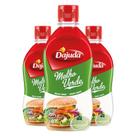 3Un Maionese Verde Salsa DAjuda 250G Para Petiscos Salada De Batatas Churrasco Sanduíche e Taco