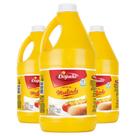 3Un Mostarda DAjuda Amarela Galão Reforçado 3,2Kg Para Lanches Frango Salsichão Grelhados