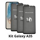 3UN Película 3D Privacidade de Vidro para Samsung Galaxy A35