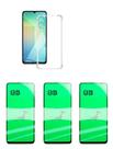 3UN Película de Cerâmica 9D + Capa Silicone TPU Para Samsung Galaxy A07